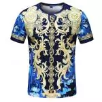 versace cotton classic medusa sequin t-shirt vagues ocean